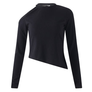 Women T-shirts Plus Size Long Sleeve Knitted Tops